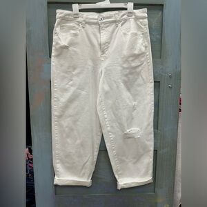 Style & Co White Vintage Straight Jeans